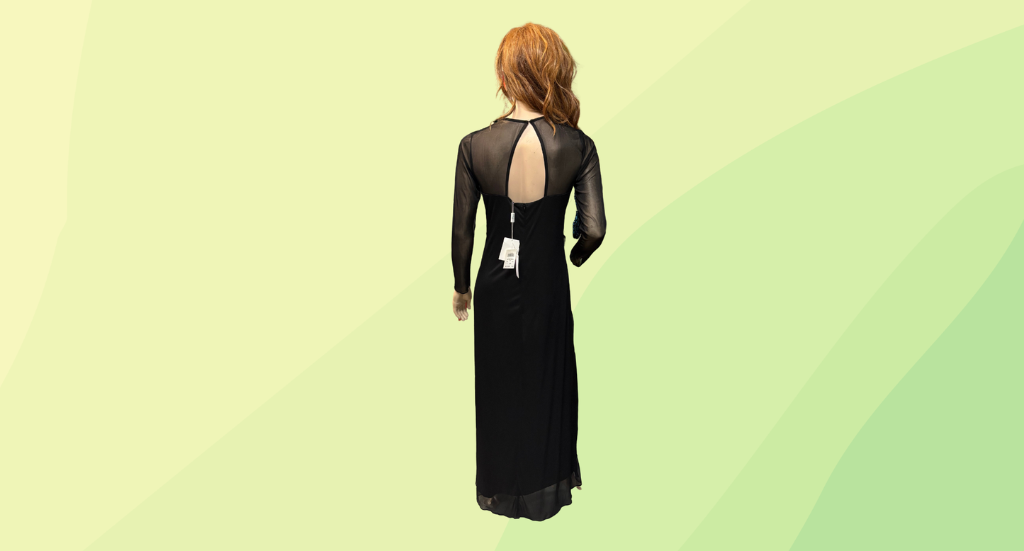 Queenspark Jewel Embellished Dress - Size 10 - Black - RRP $399.95