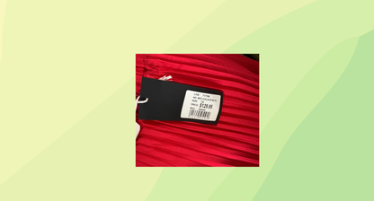 Portmans Pleated Maxi Skirt RRP $129.95 - Size 14 - Red