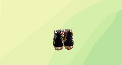 Vans Sk8-Hi Sneaker - US M10 - Black/Red/Yellow