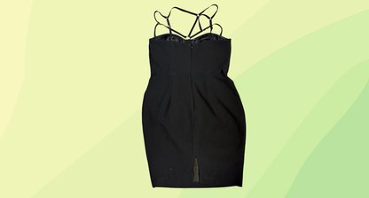 City Chic Audacious Dress RRP $169.95 - XS - Black
