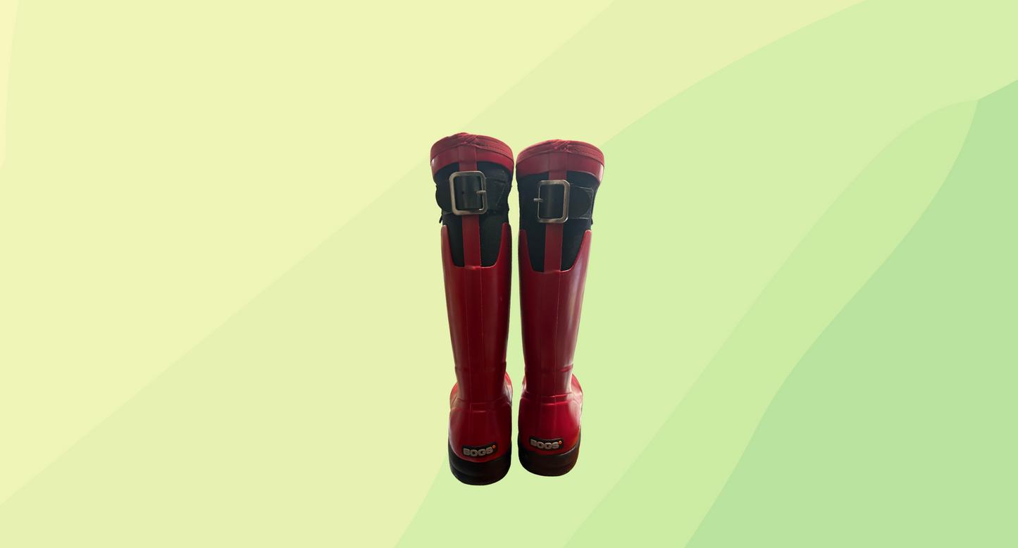 Bogs Tacoma Insulated Gumboot RRP $119.95 - W7 - Red