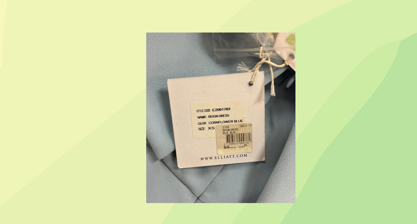 Elliatt Reign Dress RRP $229.95 - XS - Cornflower Blue