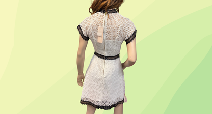 Keepsake Balance Mini Dress RRP $229 - XS - Porcelain