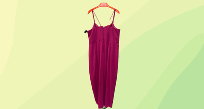 City Chic Luciana Maxi Dress - S - Fuchsia - RRP $179.95