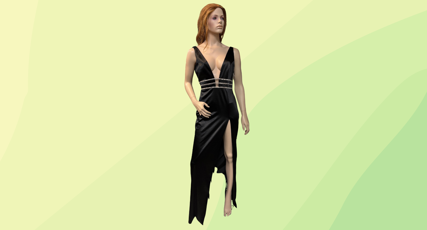 Meshki Maxi Dress - M - Black
