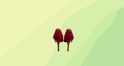Charles & Keith Pointed Toe Stiletto Heel - Size 38 - Red