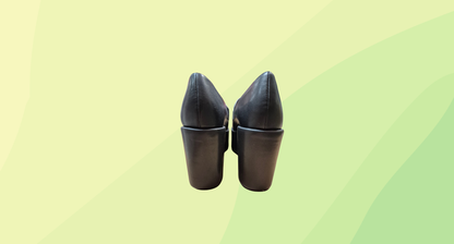 Dangerfield Loafer Heel RRP $99 - Size 40 - Black/White