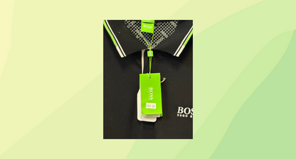 Hugo Boss Polo Button Up RRP $165 - XL - Black