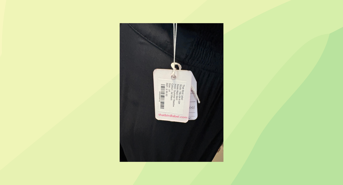 That Bird Label Rosie Maxi Skirt RRP $99.95 - Size 14 - Jet Black