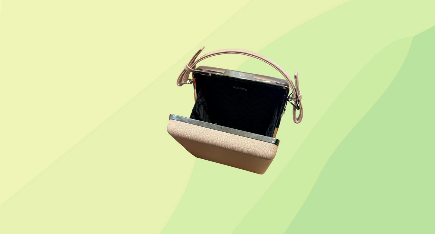 Olga Berg Ashley Clutch  RRP $89.95 - Blush