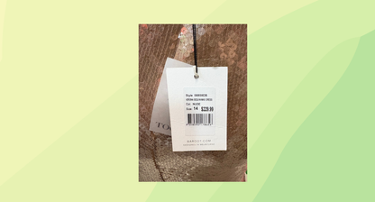 Bardot Verona Sequin Maxi Dress RRP $229.99 - Size 14 - Nude