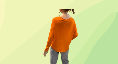 Elk Knitted Top - S - Orange