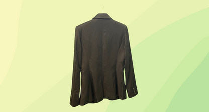 Farage Wool Blazer - Size 12 - Black