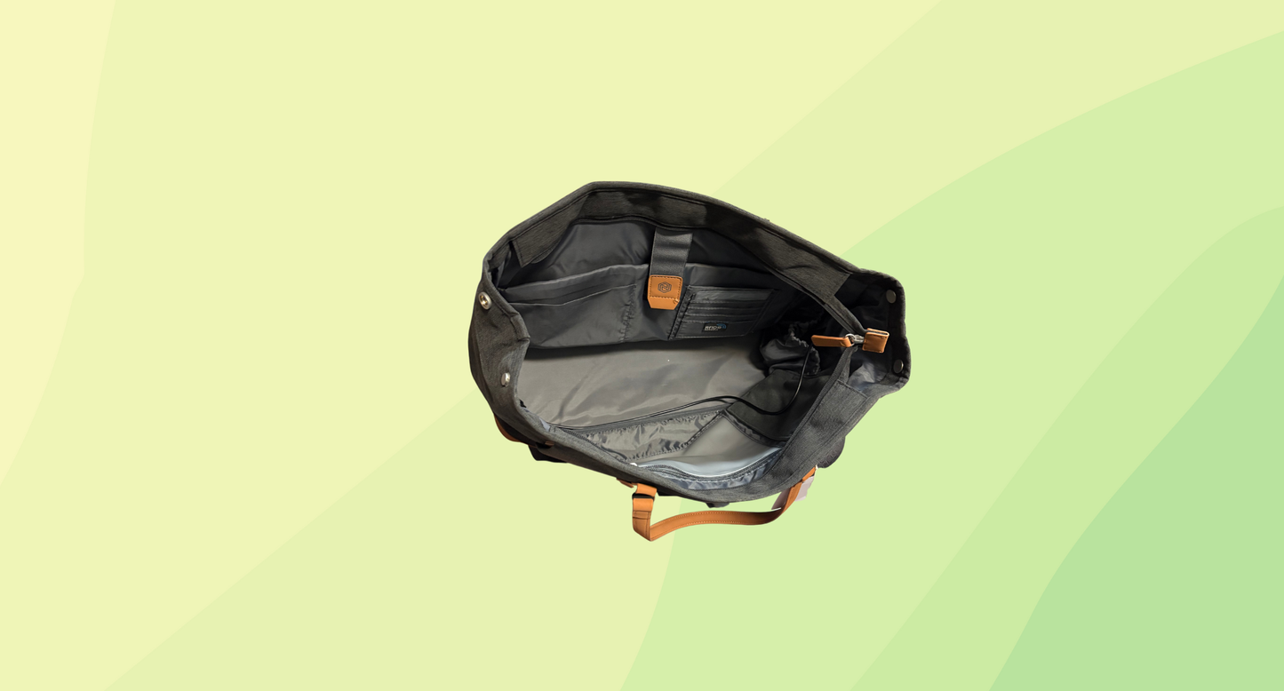 Nordace Siena Pro Tote Bag Grande RRP $330 - Black/Brown