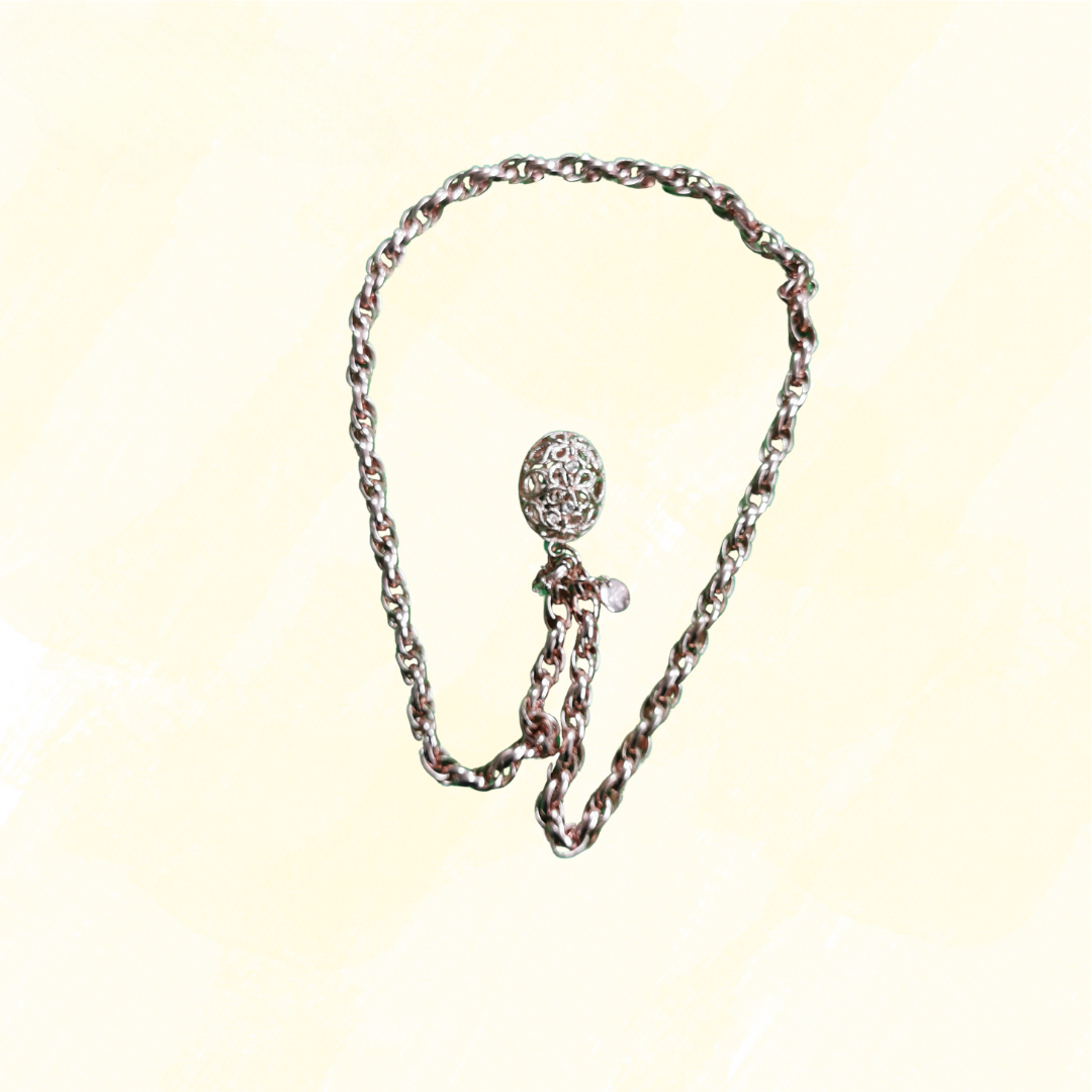 Mimco Necklace - Chunky Chain with pendant - Rose Gold