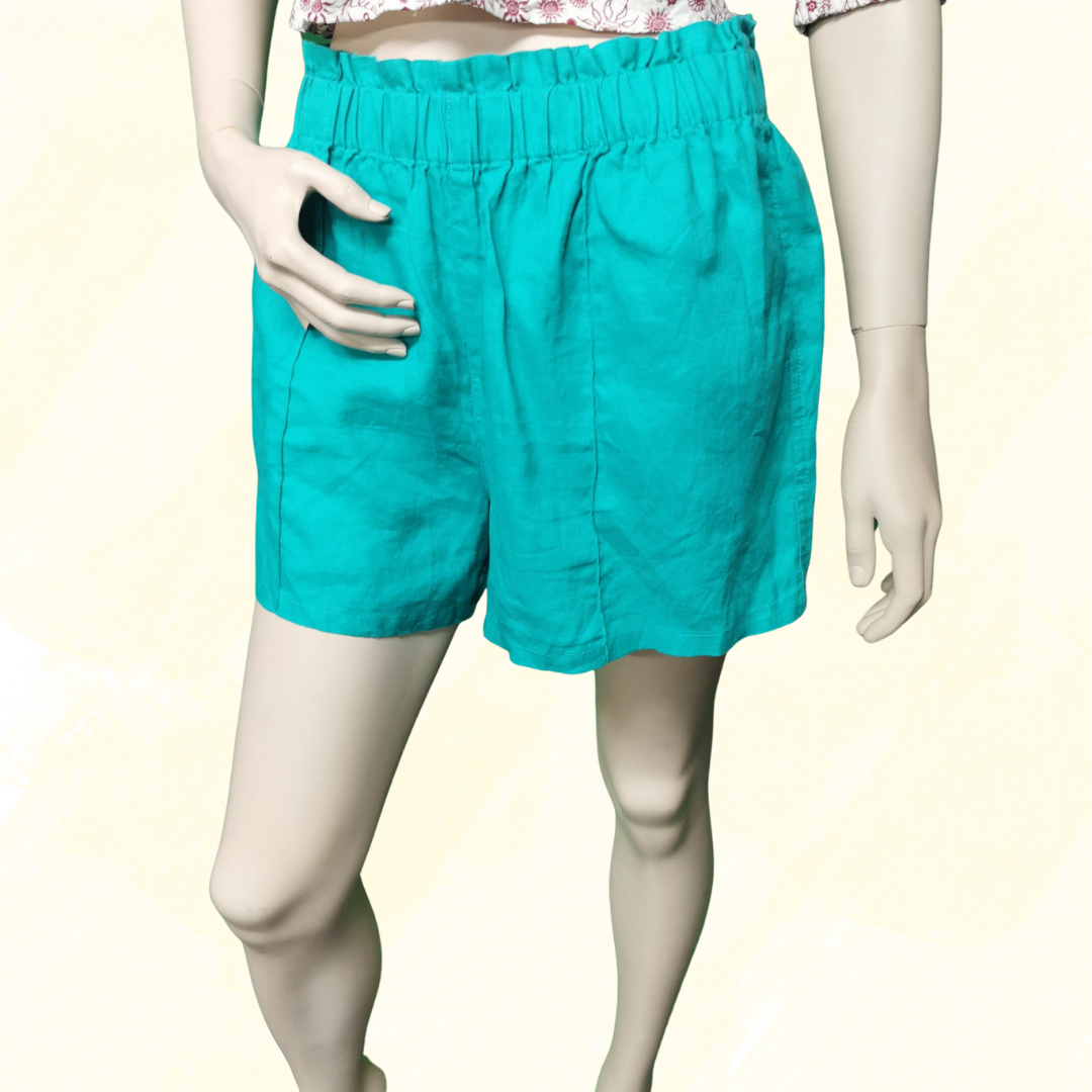 Seed Shorts, Size 8 - Deep Teal