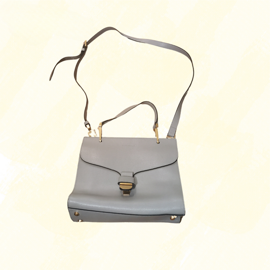 Coccinelle Messenger Bag gold hardware (not authenticated) - Grey