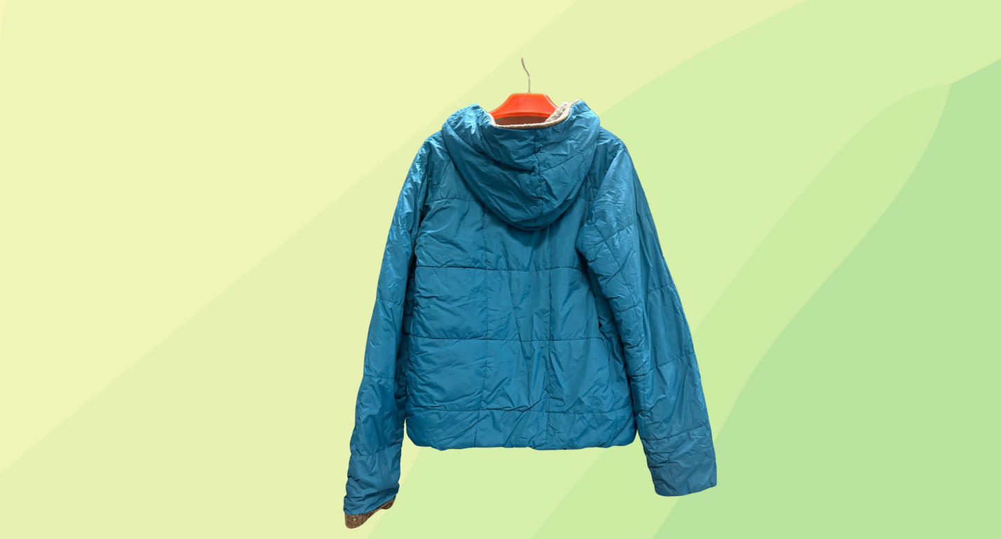Diesel Reversible Jacket - XL - Blue/Brown Knit