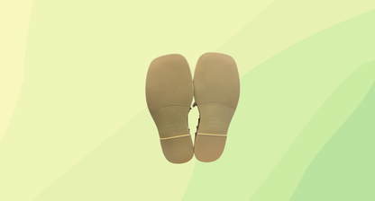 Isabella Corfu Leather Slides RRP $159.95 - Size 40 - Tan