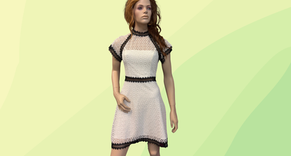 Keepsake Balance Mini Dress RRP $229 - XS - Porcelain