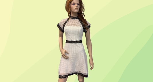 Keepsake Balance Mini Dress RRP $229 - XS - Porcelain