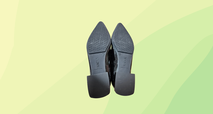 Nu x Neo Kaola Leather Flats - Size 37 - Black