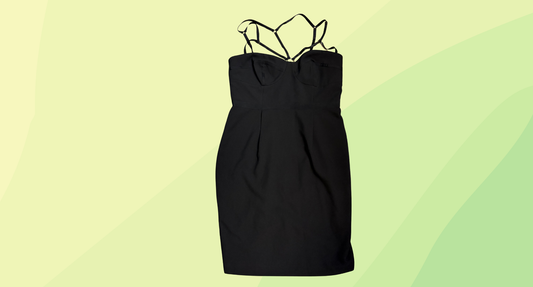 City Chic Audacious Dress RRP $169.95 - XS - Black