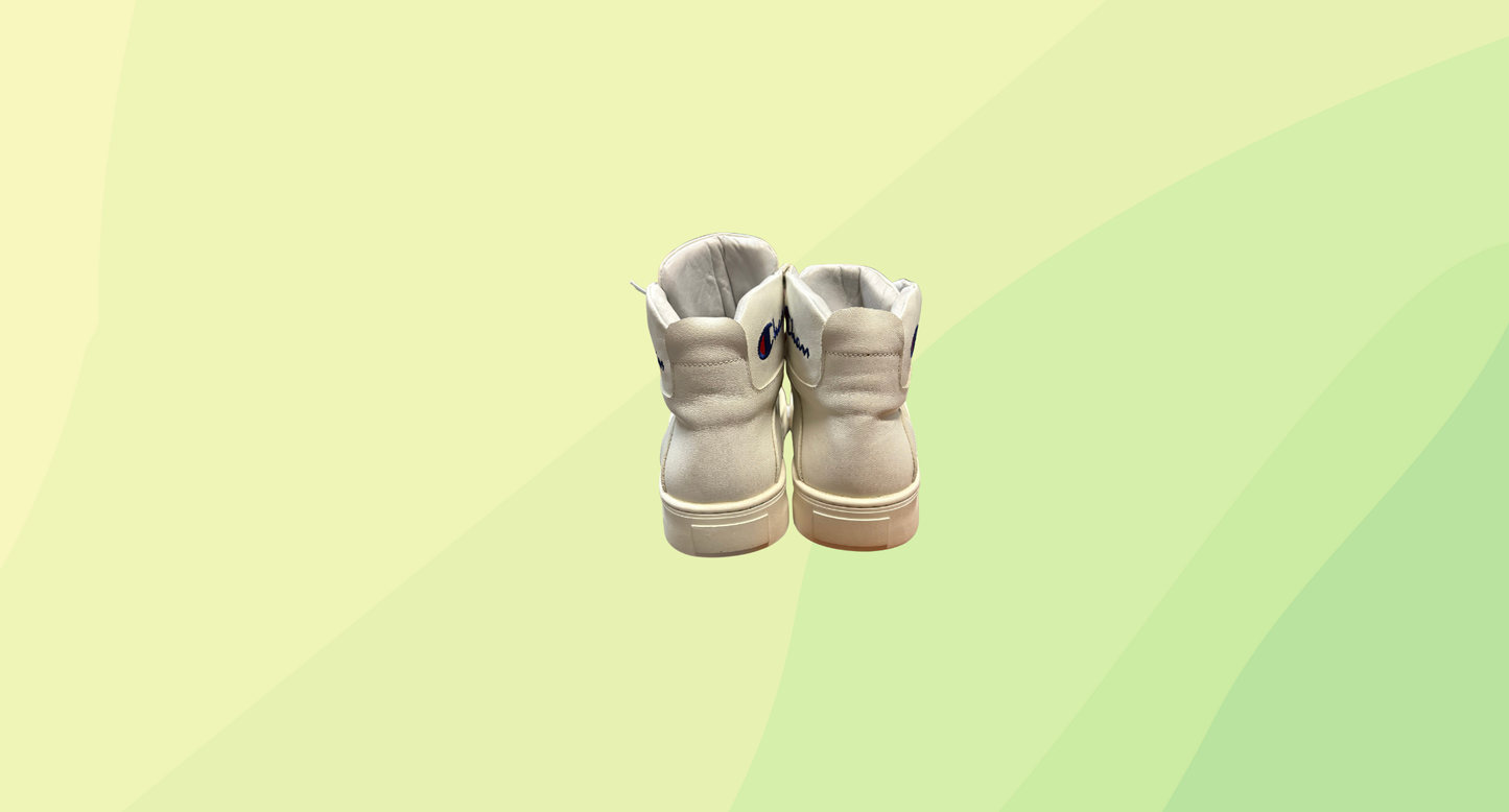 Champion High Top Sneakers - US 9 - Off White