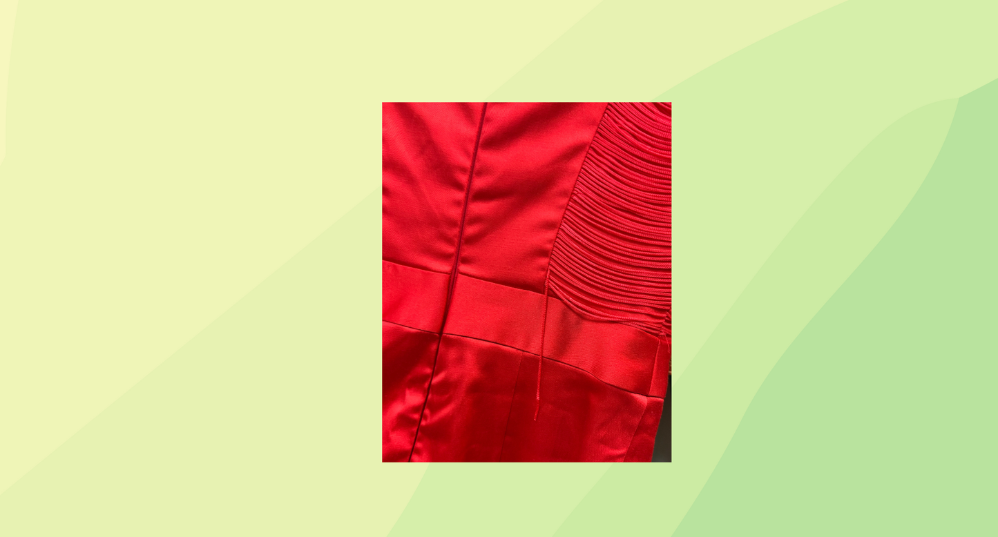 Seduce Fringe Dress RRP $199.95 - Size 6 - Lipstick