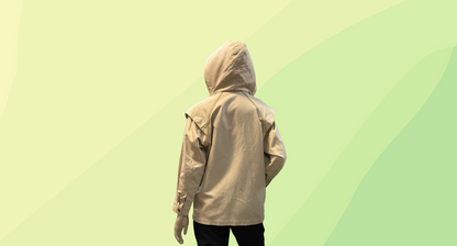 Sandro Jacket with gold hardware - Size 38 (M) - Beige