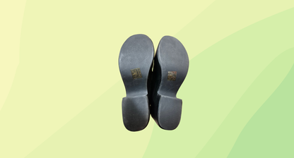 Dangerfield Loafer Heel RRP $99 - Size 40 - Black/White