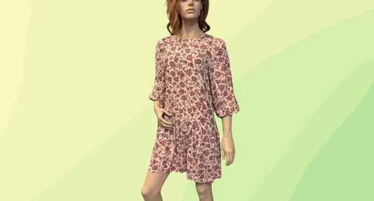 French Connection Dress - Size 10 - Light Lotus Floral - RRP $129.95