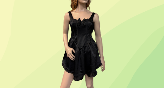 Dangerfield Lucid Dream Corset Dress RRP $118 - Size 8 - Black