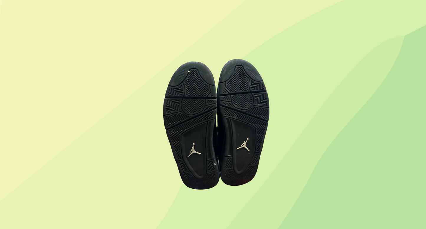 Nike Mens Jordan 4 Black Cat Sneaker - US 10 - Black