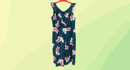 Review Whisper Floral Jumpsuit RRP $279.99 - Size 16 - Teal/Multi