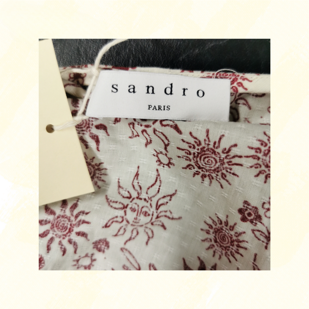 Sandro Top - Size S - Pattern