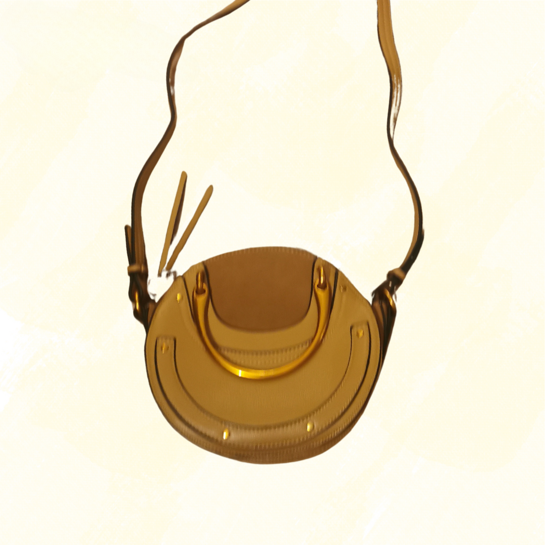 Sheike Round Bag - Brown