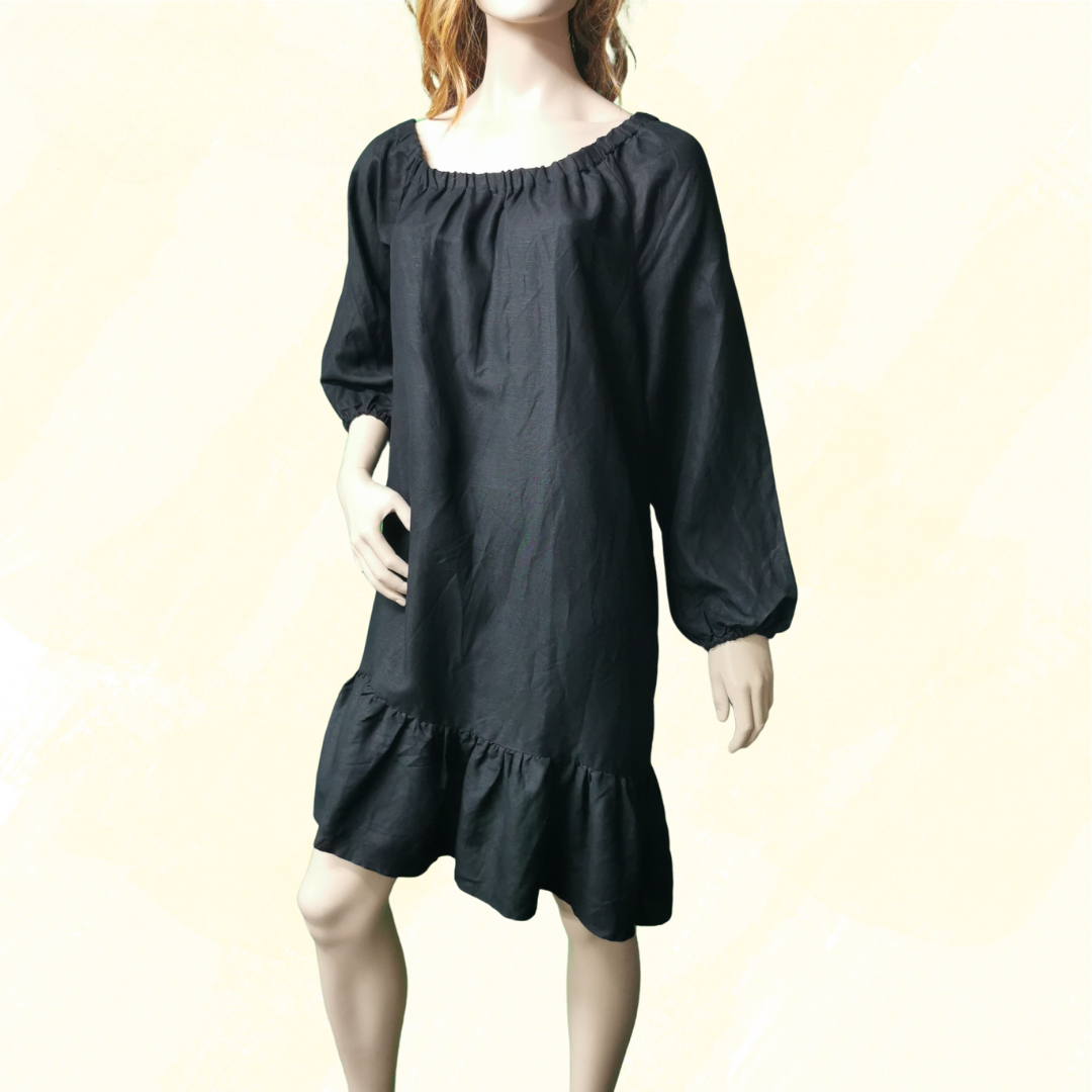 Dec Juba Dress - Size L - Black