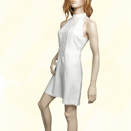 Cue Dress - Size 8 - White