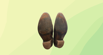 Frye Mens Vintage Leather Cowboy Boots - US 10 - Brown