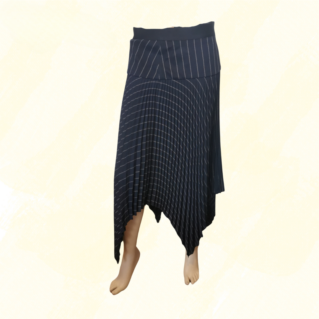 Dion lee Long Skirt - Size 12 - Navy White Stripes