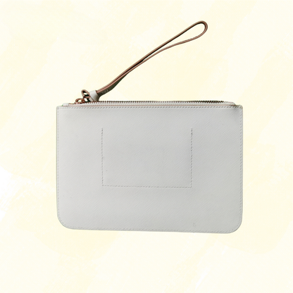 Mimco Supermica Pouch Medium C/W Dust bag - Alabaster