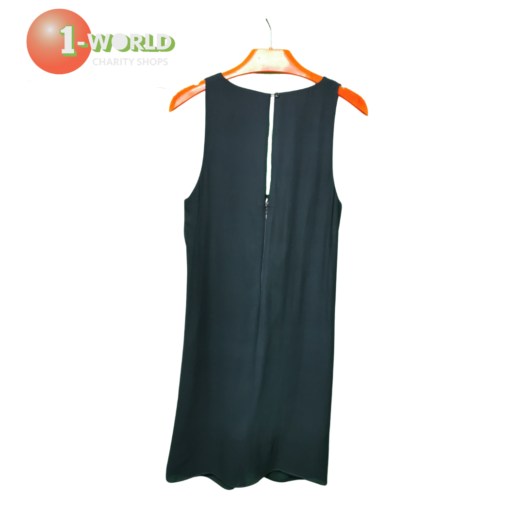 Very Very Silk Short Dress - 12 Gray