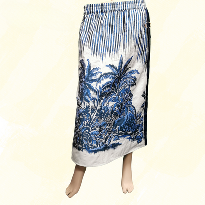 Christian Dior Skirt - Size 12 - Palm Print