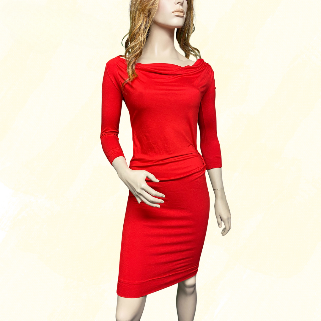 Vivienne Westwood Anglomania Knit Dress - Red - M