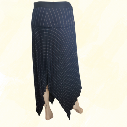 Dion lee Long Skirt - Size 12 - Navy White Stripes