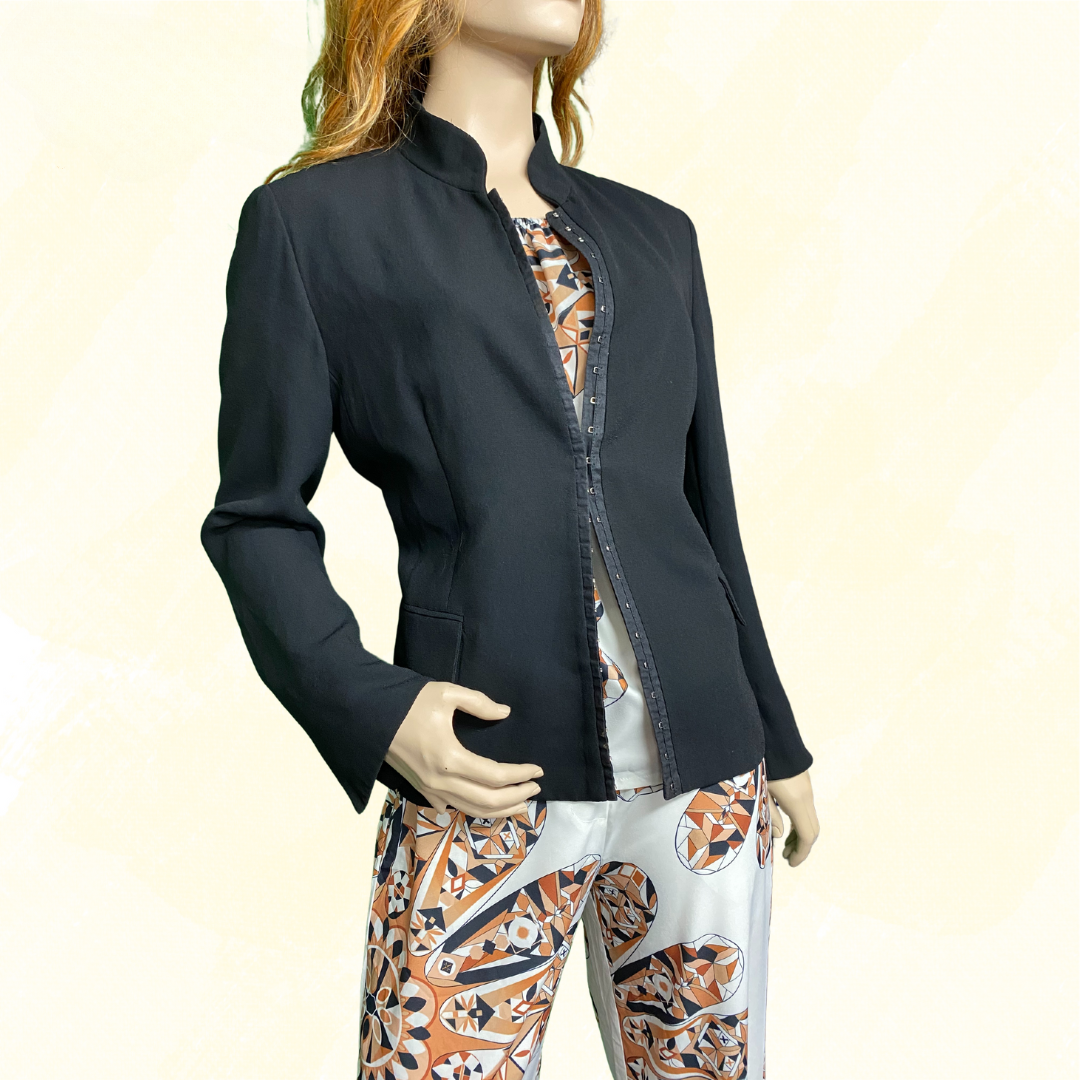 Carla Zampatti Jacket - Black - 14