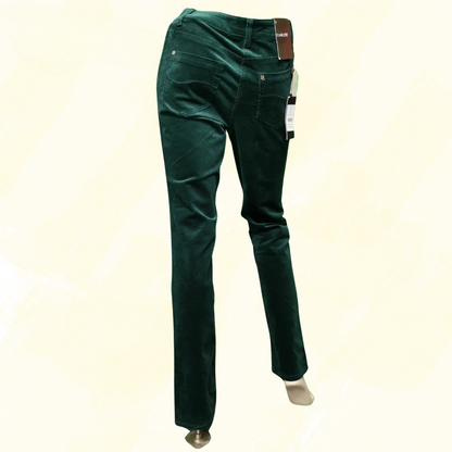 David Lawrence Straight Leg Cord Jeans   - Size 9 - Green