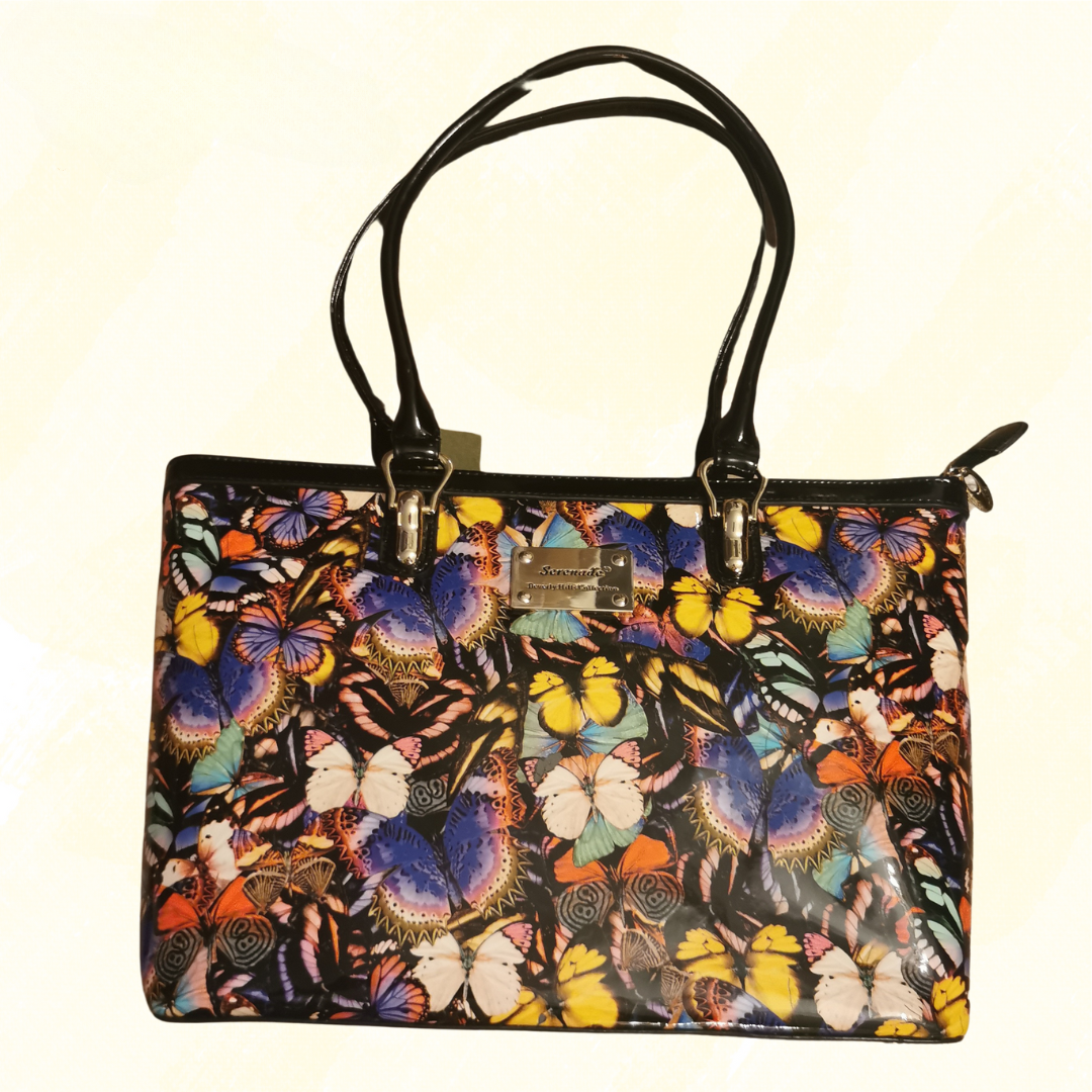 Serenade Beverly Hills Collection- Leather Butterfly - Multi