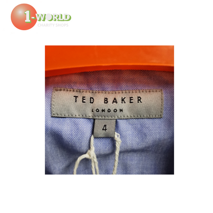 Ted Baker Long Sleeve Button Men's Shirt  - 4 Light Blue